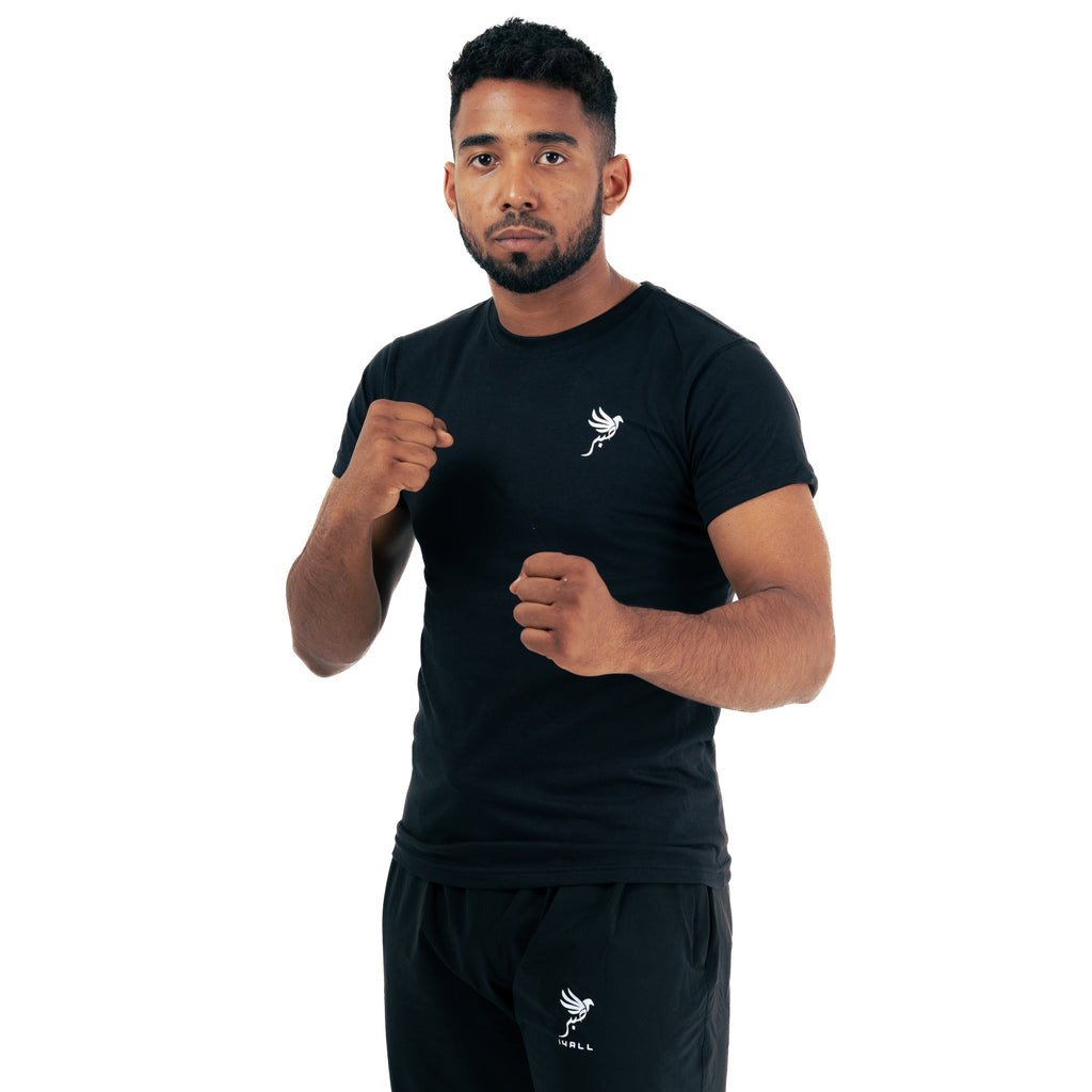 Sport Basic T-Shirt Black - Athletic Fit