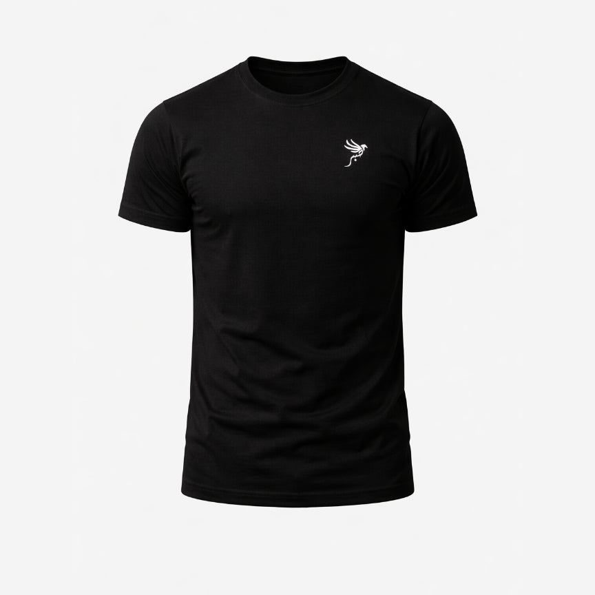Sport Basic T-Shirt Black - Athletic Fit